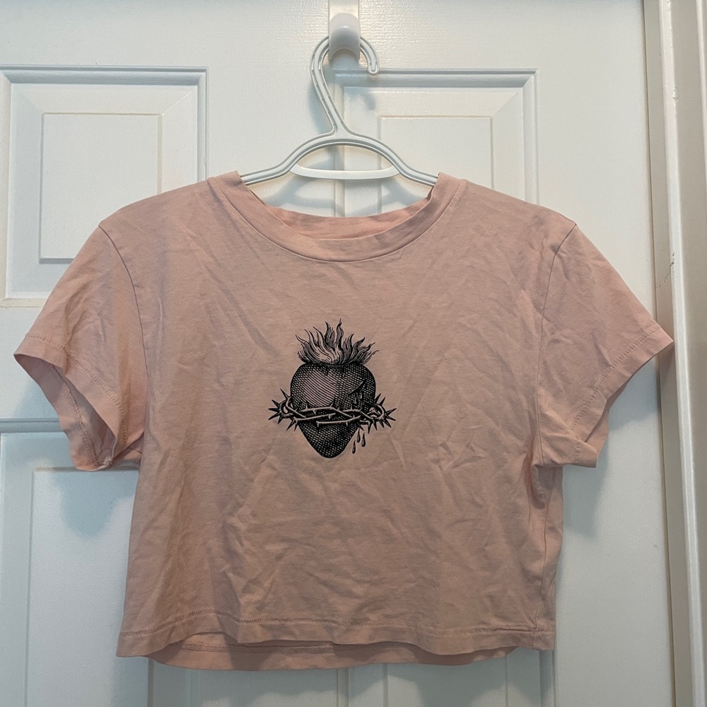 Aeropostale Vintage Fit Pink Baby Tee